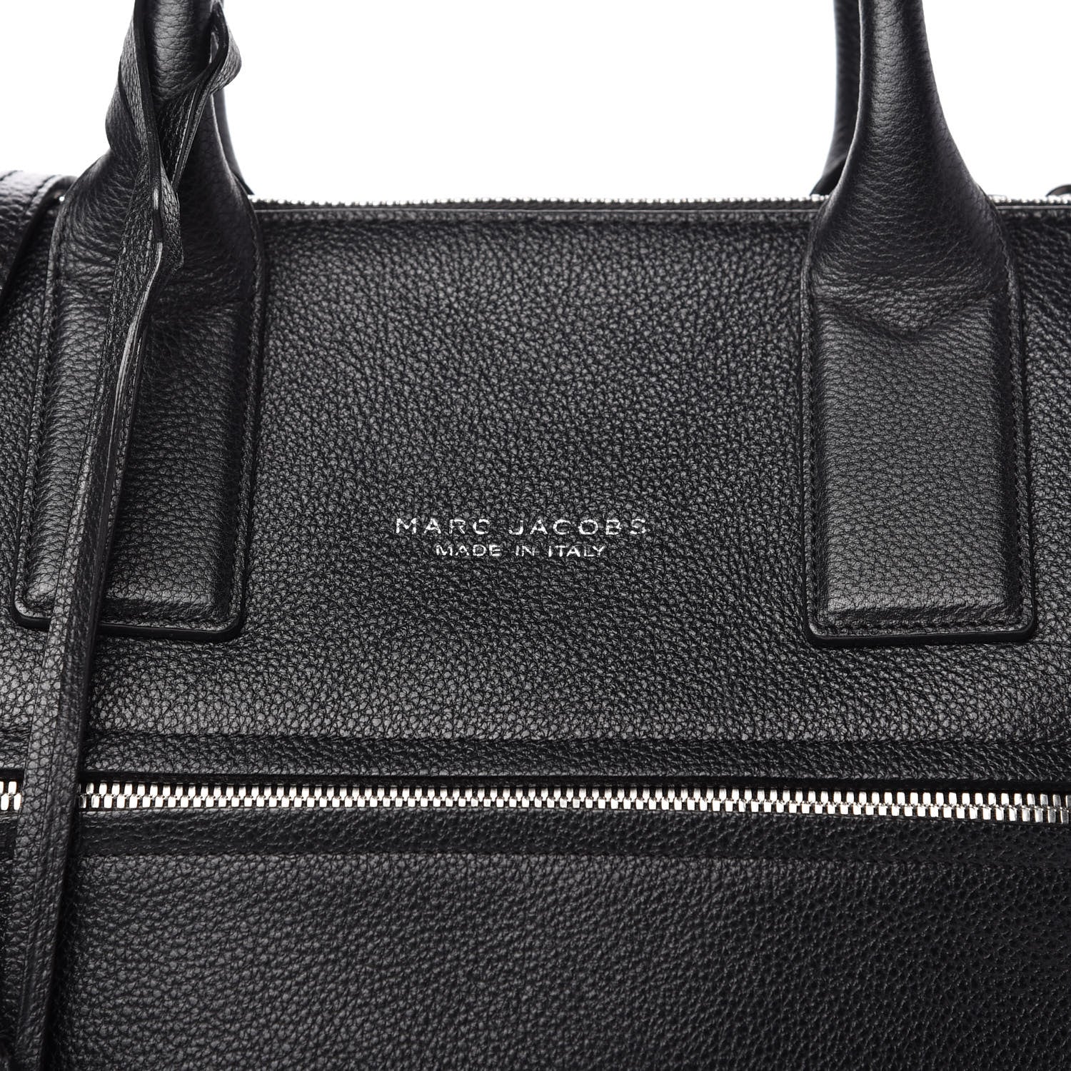 Marc Jacobs Textured Calfskin Large Incognito Satchel Black 9 of 9