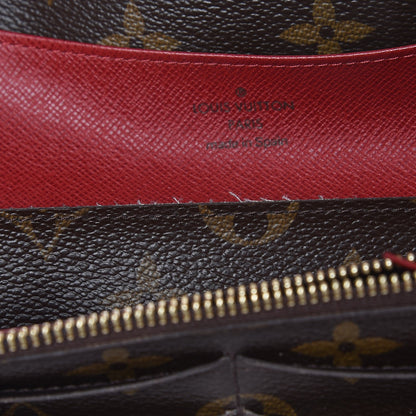 Louis Vuitton Monogram Emilie Wallet Red 10 of 10