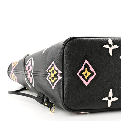 Louis Vuitton Monogram Giant Wild At Heart Neverfull MM Black 9 of 10