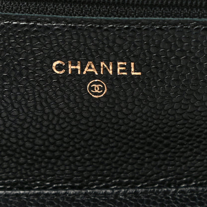 Chanel Caviar Quilted Wallet On Chain WOC Black 6 of 13