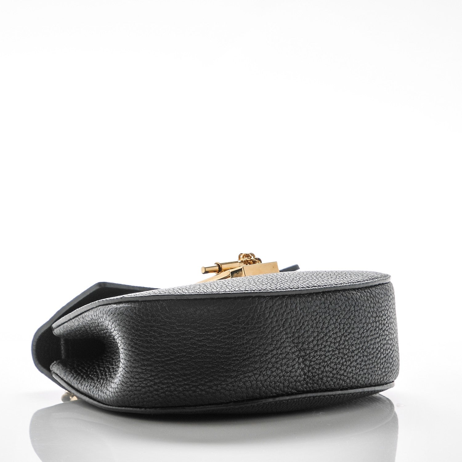 Chloe Grained Lambskin Mini Drew Shoulder Bag Black 4 of 6