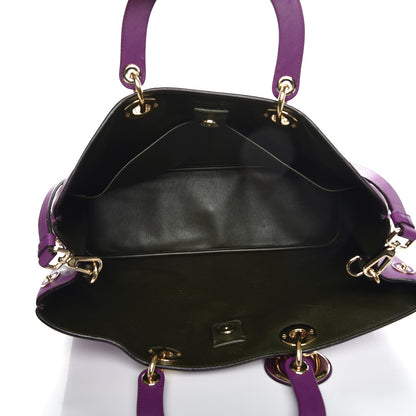 Christian Dior Calfskin Large Diorissimo Bag Purple 7 of 19