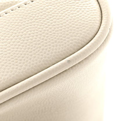 Saint Laurent Grain de Poudre Quilted 80's Vanity Bag Crema Soft 11 of 13