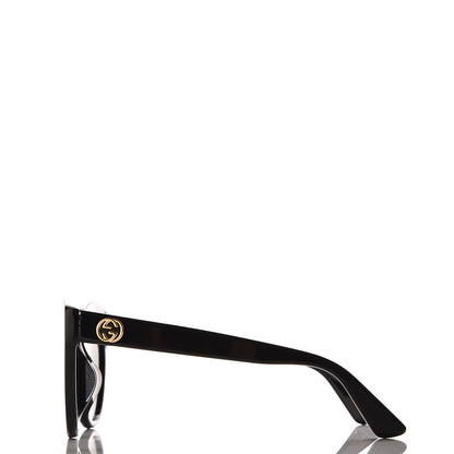 Gucci Round GG Sunglasses GG0028SA Black 3 of 9