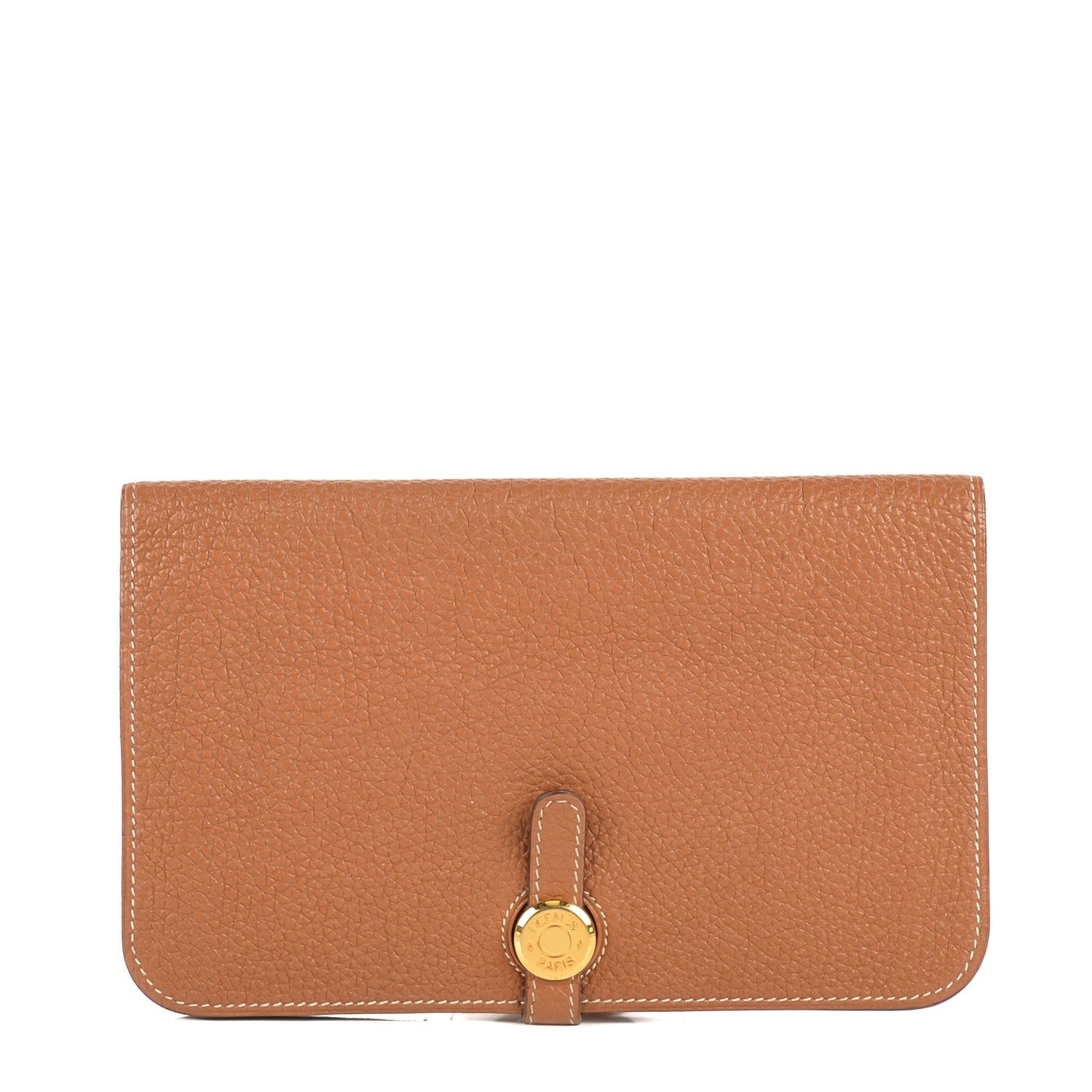 Hermes Togo Dogon Combined Wallet Gold 1 of 11