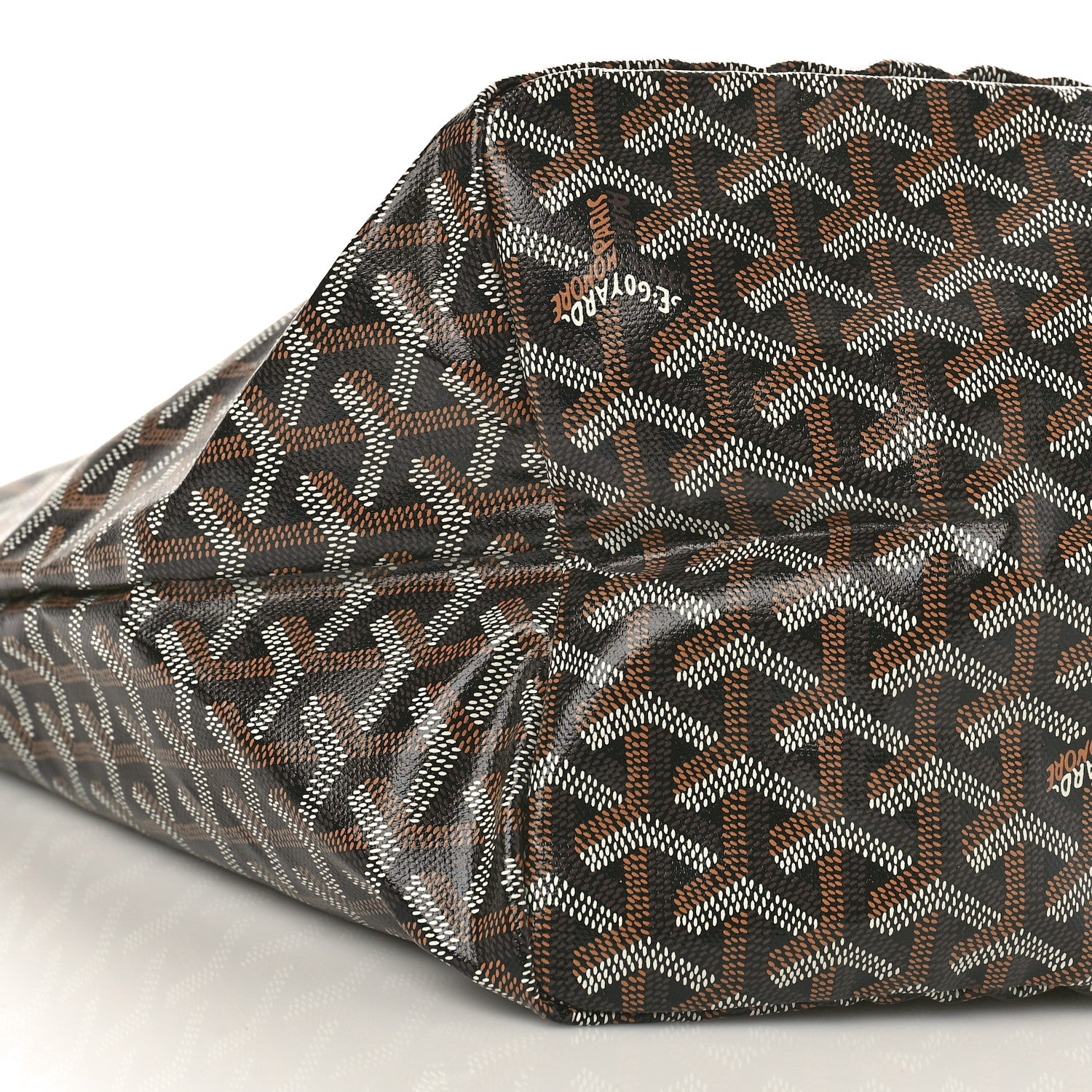 Goyard Goyardine Saint Louis GM Black Gold 8 of 9