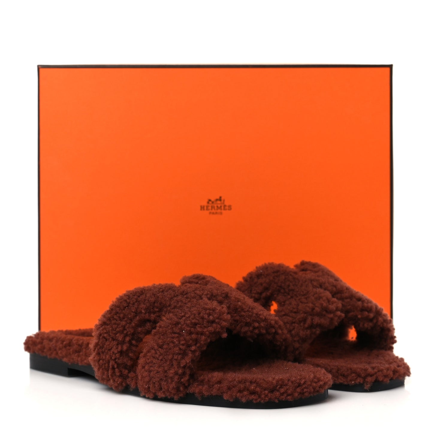 Woolskin Oran Sandals 38 Cognac