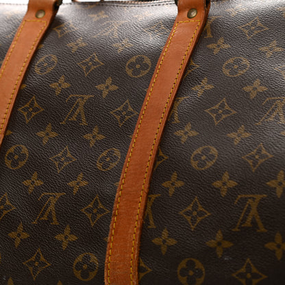Louis Vuitton Monogram Keepall Bandouliere 55 20 of 23