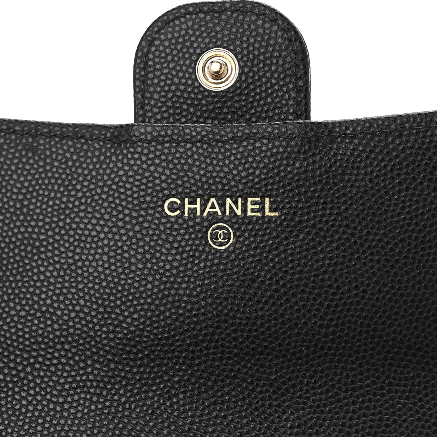 Chanel Caviar Quilted Medium Flap Wallet Black 6 of 10