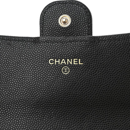 Chanel Caviar Quilted Medium Flap Wallet Black 6 of 10