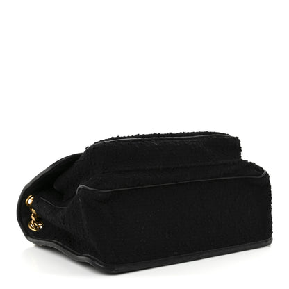 Saint Laurent Boucle Tweed Monogram Medium Niki Chain Satchel Black 4 of 12