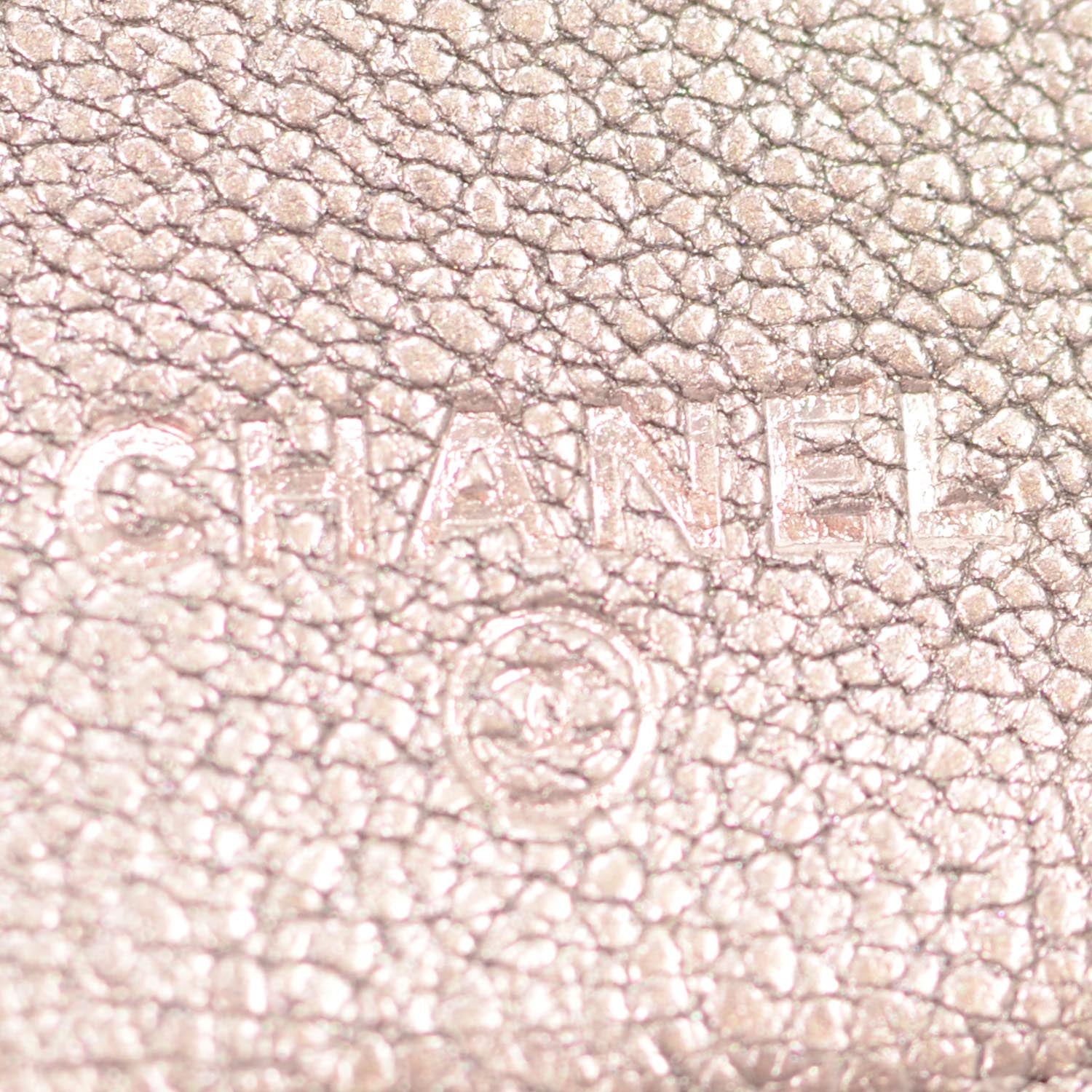 Chanel Diamond Stitched Yen Wallet Metallic 6 of 9