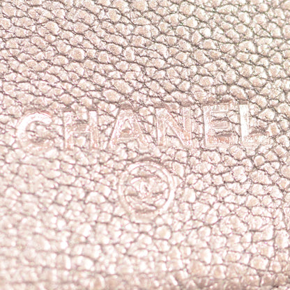 Chanel Diamond Stitched Yen Wallet Metallic 6 of 9