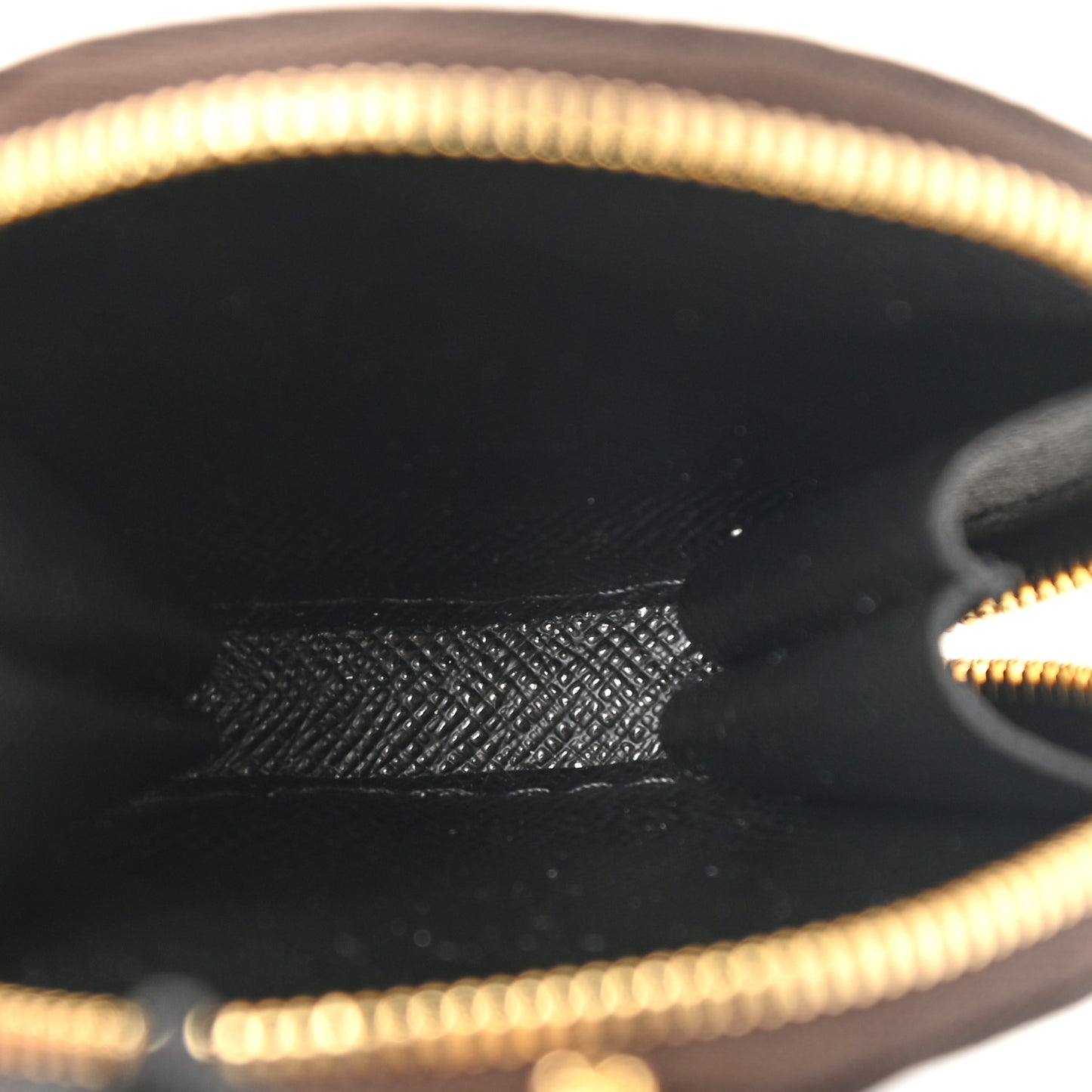 Nylon Monogram Strap with Coin Purse Black