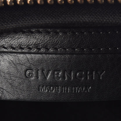 Givenchy Grained Calfskin Crocodile Embossed Inlay Small Antigona Black 6 of 10