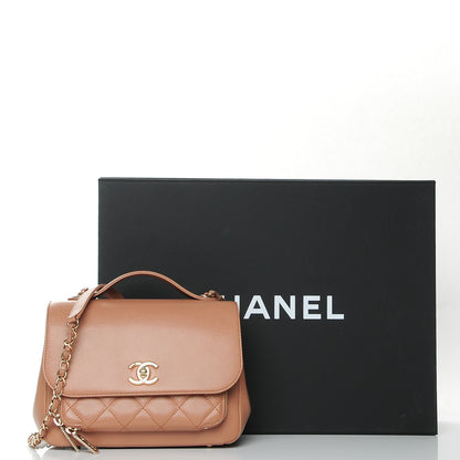 Chanel Caviar Quilted Small Business Affinity Flap Camel 8 of 8