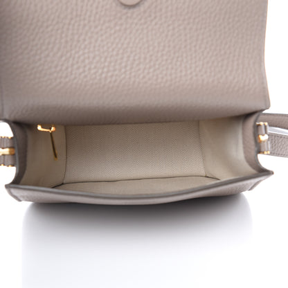 Tom Ford Calfskin Mini T Clasp Tara Crossbody Bag Taupe 5 of 10