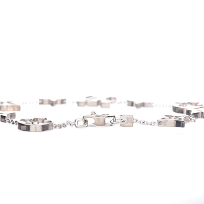 Louis Vuitton 18K White Gold Monogram Bracelet 4 of 6