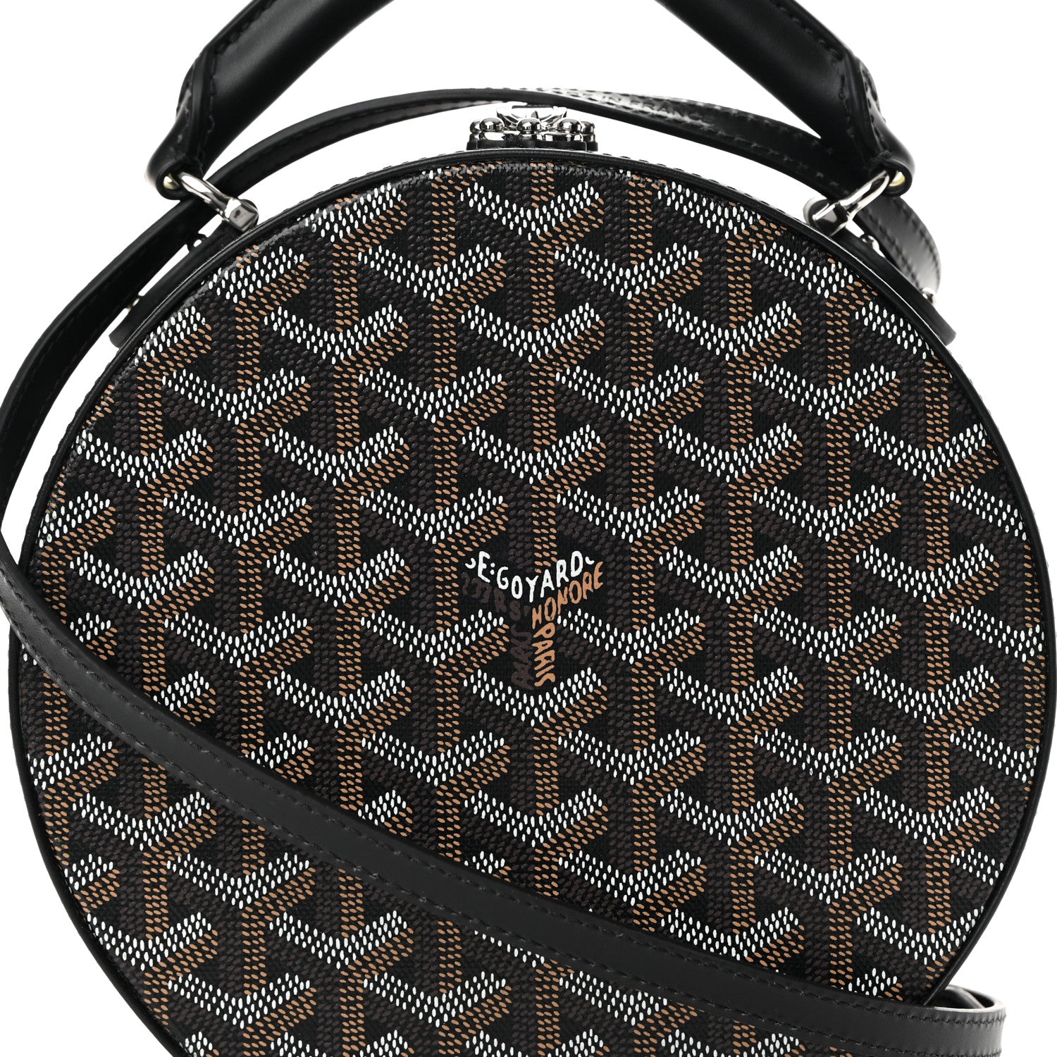 Goyard Goyardine Alto Hatbox Black 8 of 12