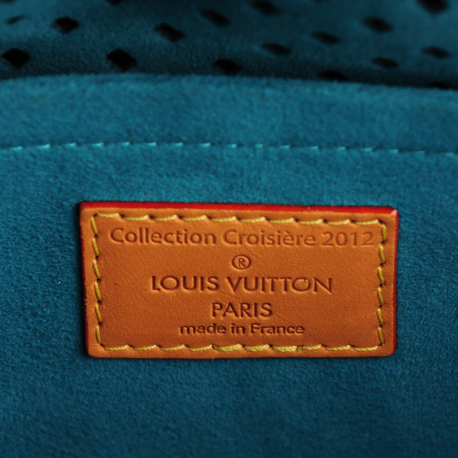 Louis Vuitton Monogram SC Flore Saumur Teal 6 of 7