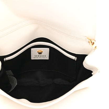 Versace Vitello Palazzo Medusa Evening Clutch Bag White 5 of 12