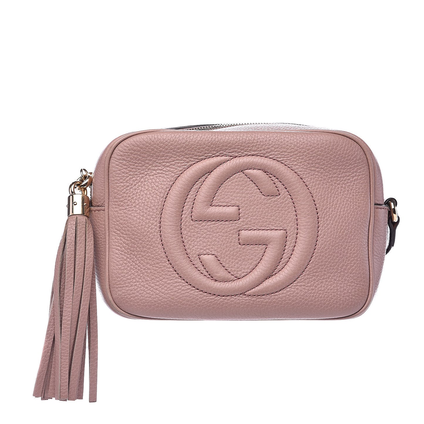 Cellarius Calfskin Small Soho Disco Bag Dark Cipria