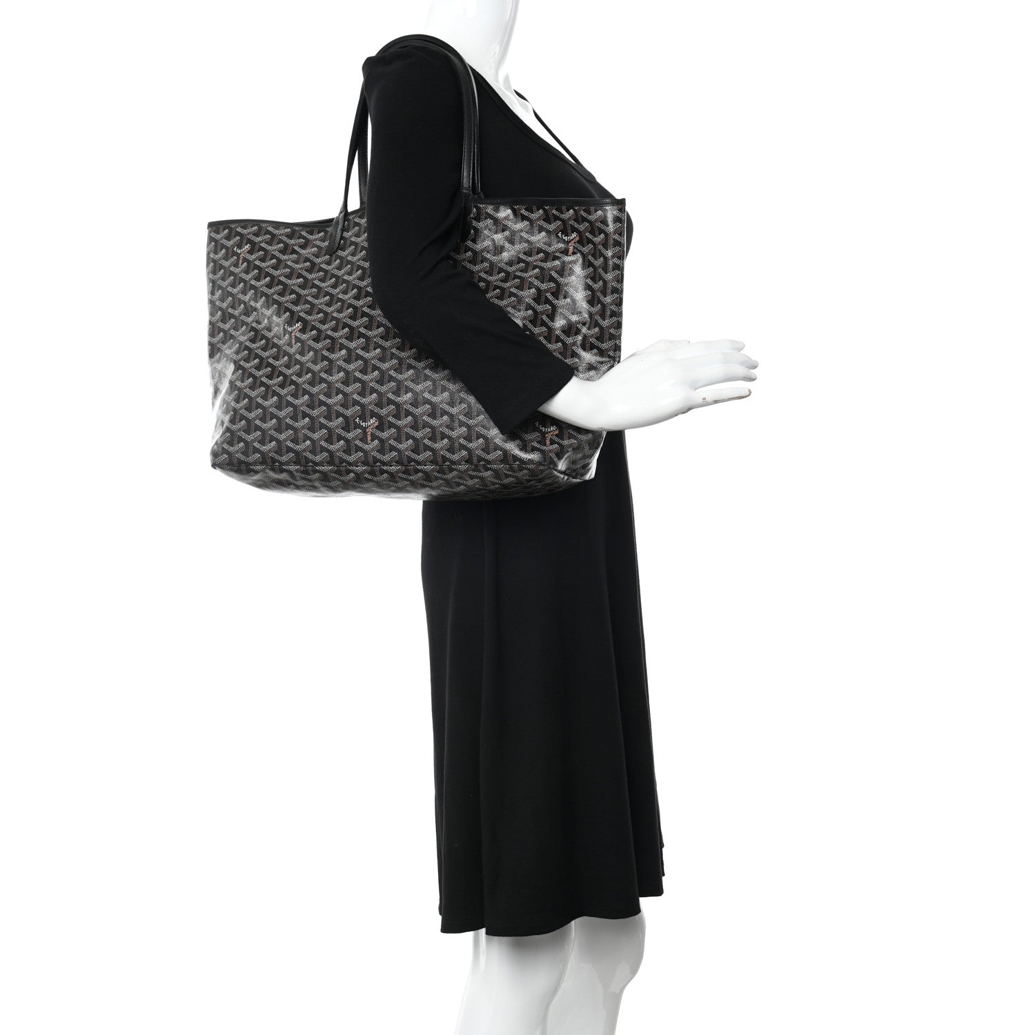 Goyard Goyardine Saint Louis PM Black 2 of 15