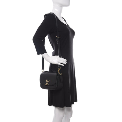 Louis Vuitton Grained Calfskin Vivienne NM Black 2 of 10