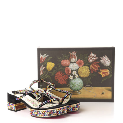 Gucci Kid Scamosciato Crystal Mira Platform Sandals 40 Multicolor 11 of 11