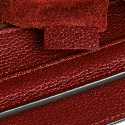 Celine Drummed Calfskin Micro Luggage Merlot 7 of 11