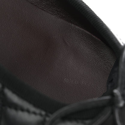 Chanel Aged Calfskin Quilted Cap Toe Ballerina Flats 38.5 Black 9 of 10