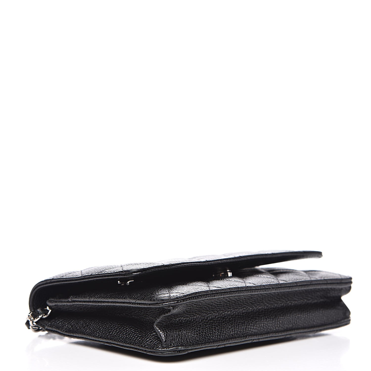 Chanel Caviar Quilted Wallet On Chain WOC Black 4 of 11