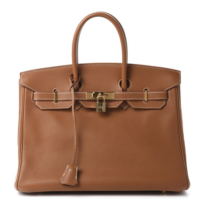 Hermes Togo Birkin 35 Gold 1 of 21