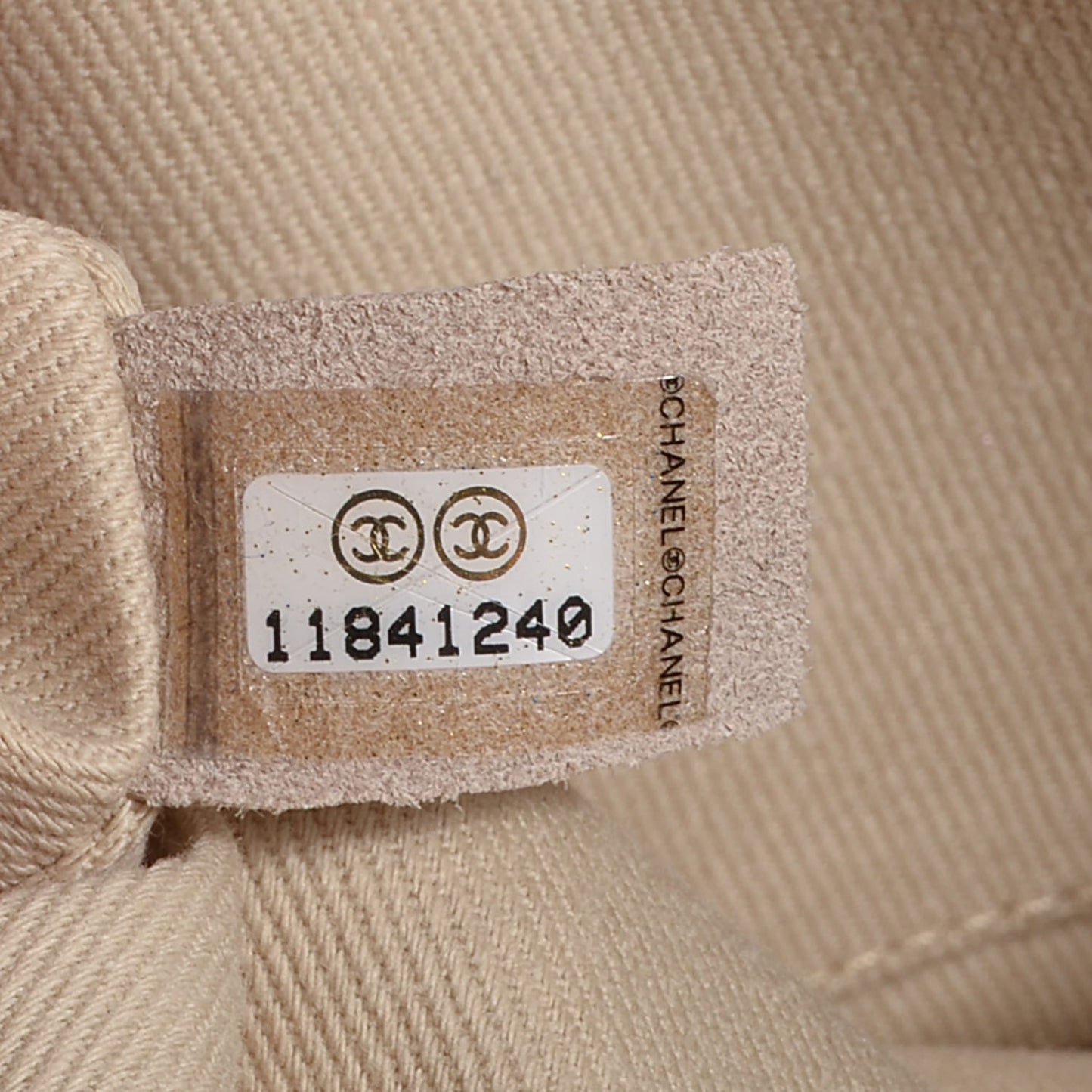 Lambskin Icons Secret Label Jumbo Flap Beige