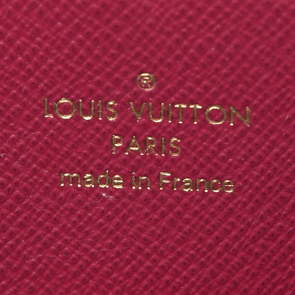 Louis Vuitton Monogram Clemence Wallet Fuchsia 6 of 7