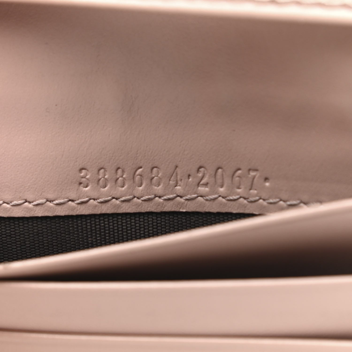 Gucci Guccissima Bow Train Pass Case Soft Pink 7 of 7