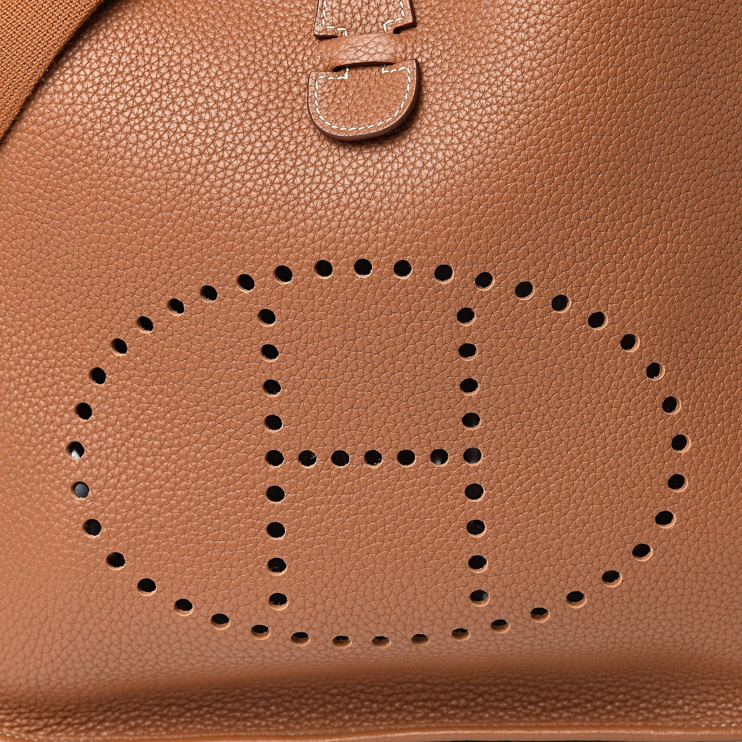 Hermes Taurillon Clemence Evelyne III GM Gold 8 of 11