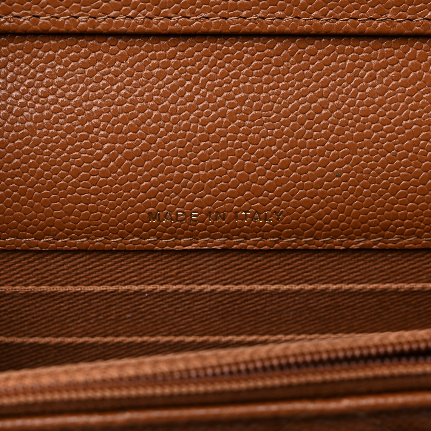 Caviar Quilted Business Affinity Clutch With Chain Flap Camel