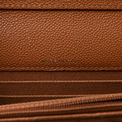 Chanel Caviar Quilted Business Affinity Clutch With Chain Flap Camel 7 of 11