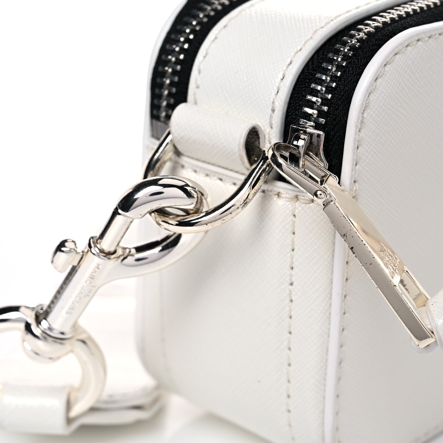 Marc Jacobs Saffiano Small Snapshot Camera Bag White 14 of 15