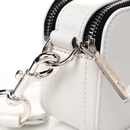 Marc Jacobs Saffiano Small Snapshot Camera Bag White 14 of 15