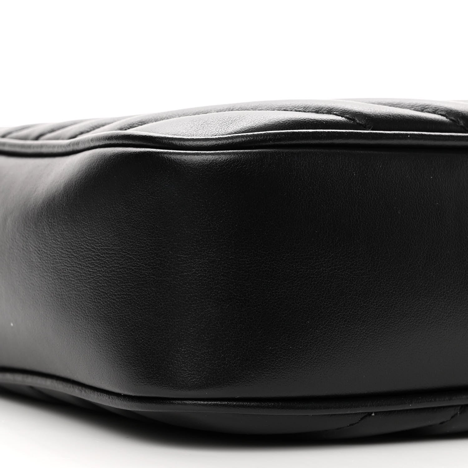 Saint Laurent Calfskin Matelasse Monogram Monochrome Lou Camera Bag Black 9 of 10