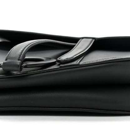 Christian Dior Ultra Matte Calfskin Saddle Bag Black 8 of 10