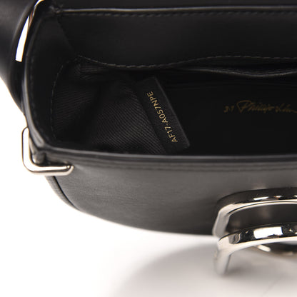 3.1 Phillip Lim 3.1 Calfskin Alix Rings Saddle Crossbody Bag Black 6 of 11