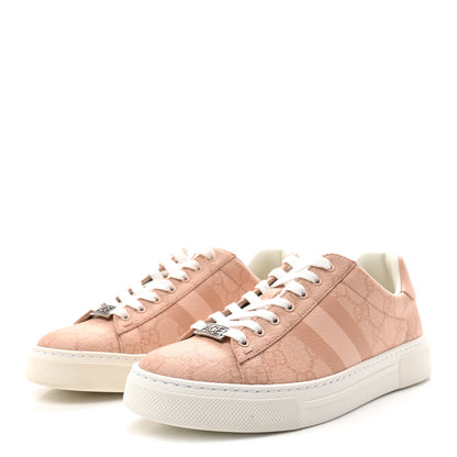Gucci GG Supreme Tonal Web Womens New Ace Sneakers 35.5 Pink 4 of 10