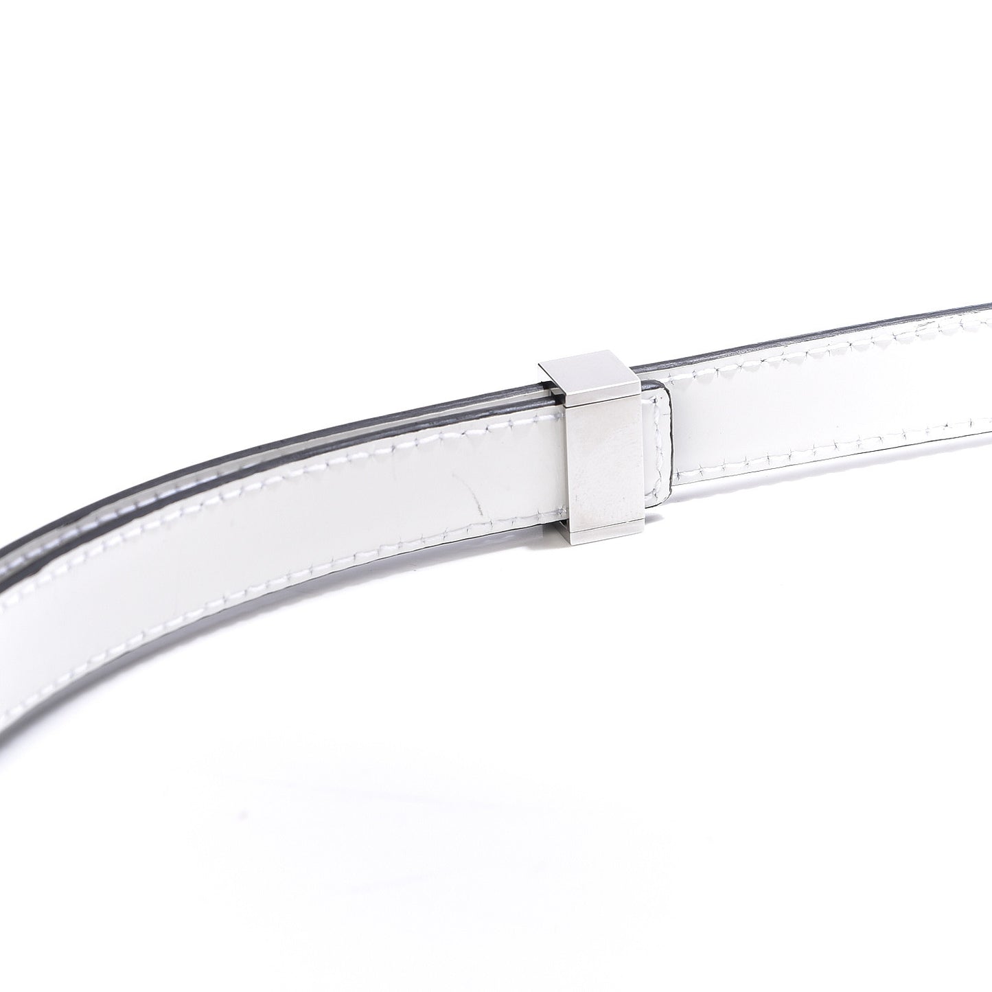 Spazzolato Calfskin Medium Classic Box Flap Bag Optic White