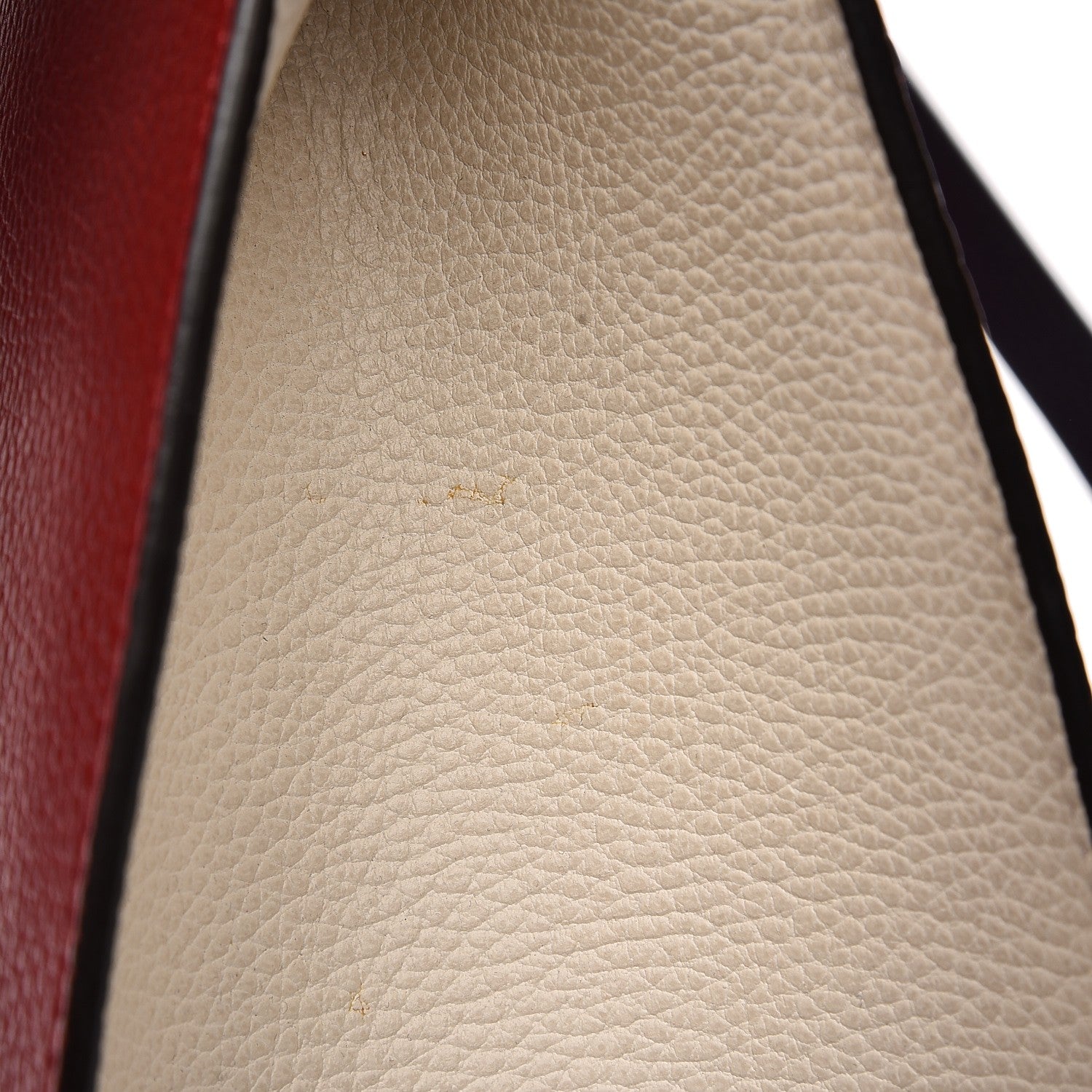 Gucci Dollar Calfskin Large Soho Top Handle Satchel Hibiscus Red Mystic White Blue 9 of 10