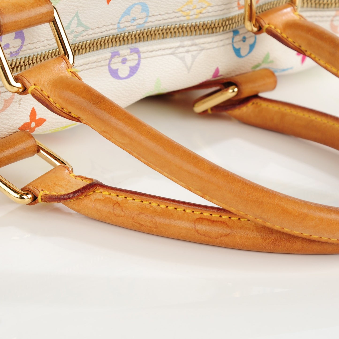 Monogram Multicolor Keepall 45 White