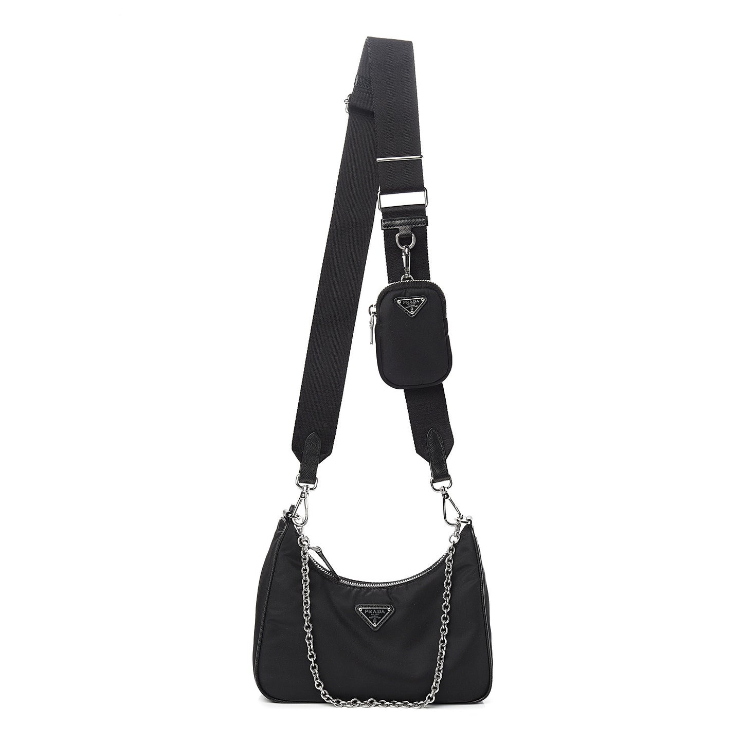 Nylon Re-Edition 2005 Shoulder Bag Black