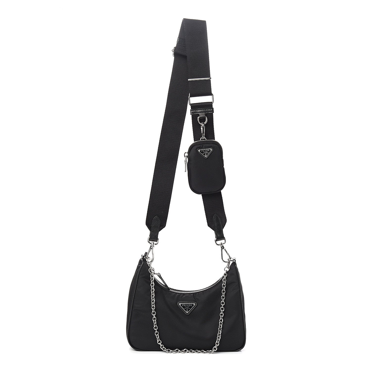 Prada Nylon Re-Edition 2005 Shoulder Bag Black 1 of 9